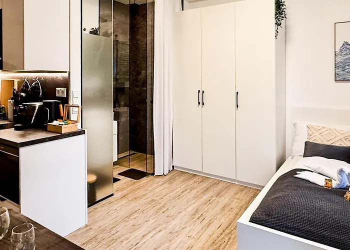 Luna - Balkon - Kueche - Self Checkin - Parkplatz Apartman *